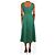 Weekend Max Mara Vestido lencero sin mangas de mezcla de lino verde - talla UK 4 - vista 2