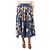 Autre Marque Falda midi estampada azul - talla S