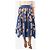 Autre Marque Falda midi estampada azul - talla S - vista 2