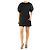 3.1 Phillip Lim Schwarzes Mini-Kleid mit Puffärmeln - Größe M