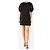 3.1 Phillip Lim Schwarzes Mini-Kleid mit Puffärmeln - Größe M - Ansicht 3