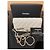 Wallet On Chain Chanel Classic Caviar Leather Glasses Case with Chain - White - view 2