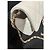Wallet On Chain Chanel Classic Caviar Leather Glasses Case with Chain - White - view 5
