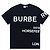 Camiseta de algodón con estampado Burberry Horseferry Negro