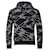 Hugo Boss Kapuzenpullover mit Allover-Logo Schwarz