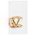 Ear cuff VLogo Valentino in metallo dorato D'oro - vista 5