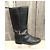 Autre Marque Botas de cuero negro Vaquero - vista 3