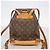 Zaino Louis Vuitton Monogram Montsouris MM Marrone - vista 11