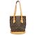 Borsa Tote Louis Vuitton Monogram Bucket PM Marrone