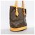 Borsa Tote Louis Vuitton Monogram Bucket PM Marrone - vista 2