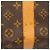 Keepall Borsa Boston marrone Louis Vuitton - vista 7
