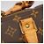 Keepall Borsa Boston marrone Louis Vuitton - vista 9