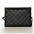 Bolsa de ombro Louis Vuitton Monogram Eclipse Soft Trunk Preto - vista 11