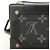Bolsa de ombro Louis Vuitton Monogram Eclipse Soft Trunk Preto - vista 6