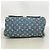Borsa Louis Vuitton Monogram Denim Neo Speedy Blu - vista 3