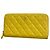 Chanel Long Wallet aus gelbem Lammleder