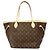 Borsa Tote Louis Vuitton Monogram Neverfull MM Marrone - vista 8