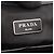 Borsa Tote in Nylon e Pelle Saffiano Prada Nero Blu navy - vista 4