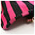 Borsa a Spalla Prada Canapa Righe Marrone Nero Rosa - vista 9