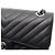 Borsa a Spalla Chanel Chevron V-stitch Nero - vista 9