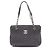 Borsa Tote Chanel V-stitch Chevron Nero
