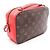 Borsa a Spalla 2-Way Louis Vuitton Saint-Onge Monogram Coquelicot Marrone Rosso - vista 2