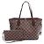 Borsa Tote Louis Vuitton Neverfull PM Damier Ebene Marrone