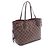 Borsa Tote Louis Vuitton Neverfull PM Damier Ebene Marrone - vista 2