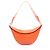 Piccola borsa a tracolla in pelle Loewe Luna Arancione
