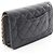 Borsa a tracolla Chanel Matelassé in pelle di vitello martellata nera Nero - vista 2