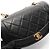 Borsa a Spalla Chanel Matelassé Diana Flap Nero - vista 12