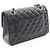 Borsa Chanel Matelassé Double Flap Nero - vista 2