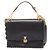 Fendi Kanai Medium Lederhandtasche Schwarz