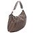 Borsa a tracolla Fendi in tela Zucca e pelle Marrone Nero - vista 2