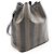 Borsa a Spalla Fendi Pequin Marrone Nero - vista 2