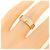 Anello Love di Cartier in oro rosa - vista 4