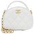 Borsa a tracolla Chanel AP3088 in pelle bianca Bianco