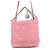 Borsa Chanel 22 Mini Coco Mark in pelle di vitello lucida Rosa