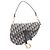 Christian Dior Dior Saddle Bag Beige Blu navy