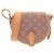 Borsa a tracolla Louis Vuitton Monogram LV Pop Tambourin M55460 Marrone Rosa