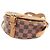 Borsa a tracolla Louis Vuitton Monogram LV Pop Tambourin M55460 Marrone Rosa - vista 3