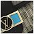 Mini borsa a tracolla Louis Vuitton Monogram LV Pop Dauphine Marrone Argento Blu - vista 4
