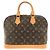 Borsa Louis Vuitton Monogram Alma PM Marrone