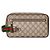 Pochette Gucci GG Supreme de lona con monograma Castaño