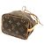 Noe Borsa a tracolla Louis Vuitton Monogram Nano Noé Marrone - vista 3