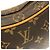 Borsa a tracolla Louis Vuitton Monogram Pochette Croissant Marrone - vista 5