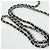 Catena per portafoglio Chanel Timeless Classic Line AP0250 Nero - vista 4