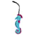 Hermès Hermes Hippo Bag Charm Black Blue  - view 1