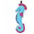 Hermès Hermes Hippo Bag Charm Black Blue  - view 2