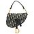 Borsa Saddle Christian Dior DIOR OBLIQUE Blu